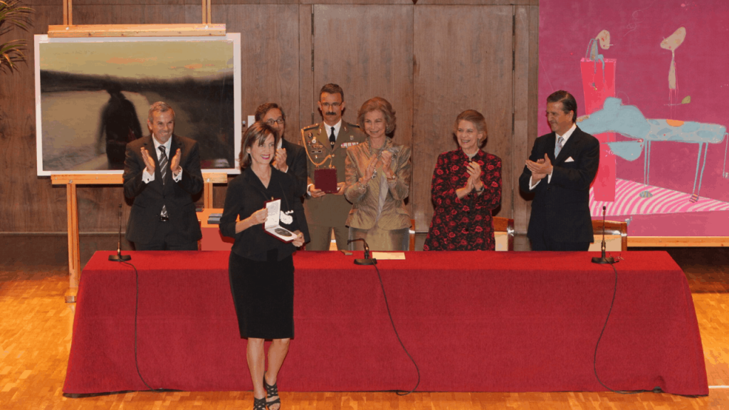 premios bmw con reina sofía - paula varona